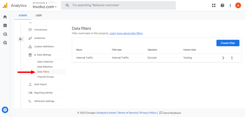 Data Filters For GA4