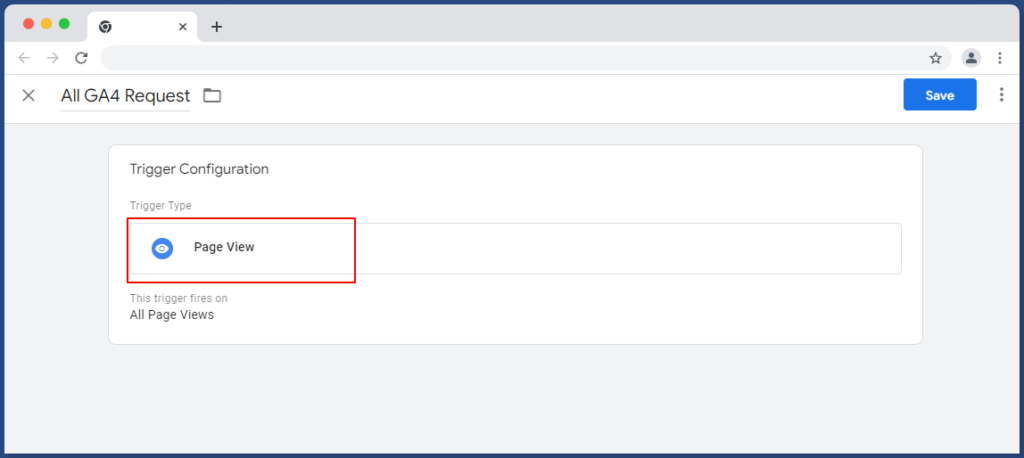 Server Side Tracking - Selecting Trigger Type - Involvz